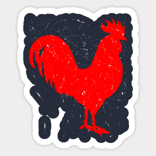 Vintage Chicken Phone Sticker